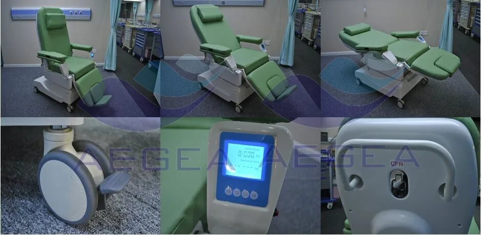 Electric adjustable used multifunction patient blood collection donor phlebotomy chairs for sale
