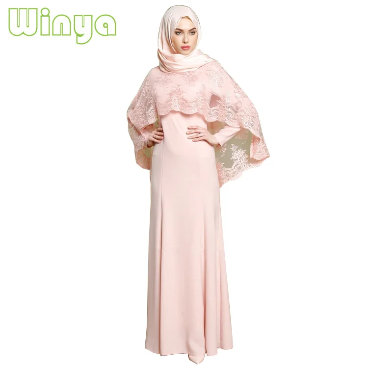 

Wholesales Latest Long Ladies Muslim Women Abaya Designs Dress With Hijab