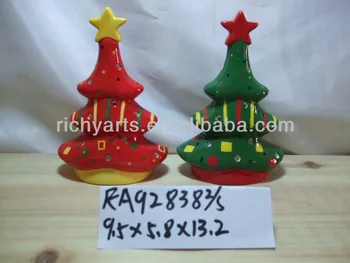  Christmas  Tree  Shape Ceramic  Christmas  Candle Holder For 