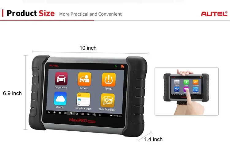 Smart Universal Car Diagnostic Tool Autel Maxipro Mp808ts Car Scanner