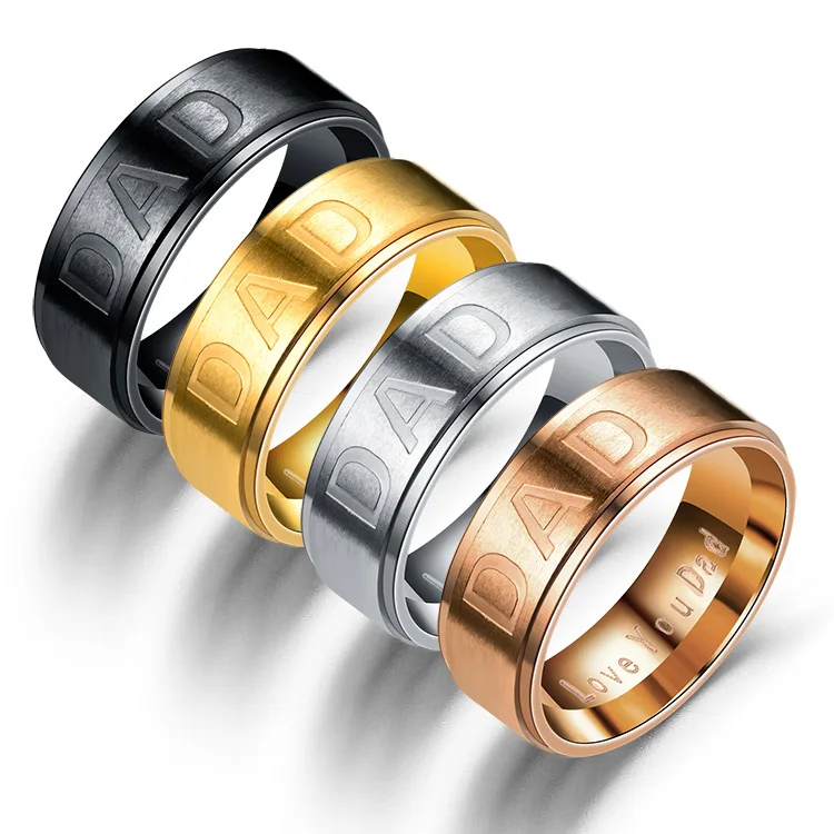 

316L Stainless Steel Ring For Men LOVE YOU DAD