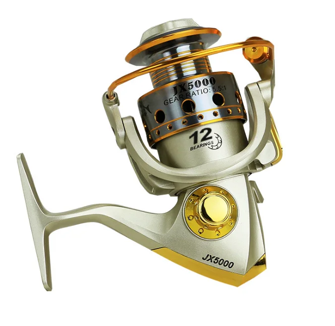 

HOT SALE FISHING REEL SPINNING REEL, Metal grey