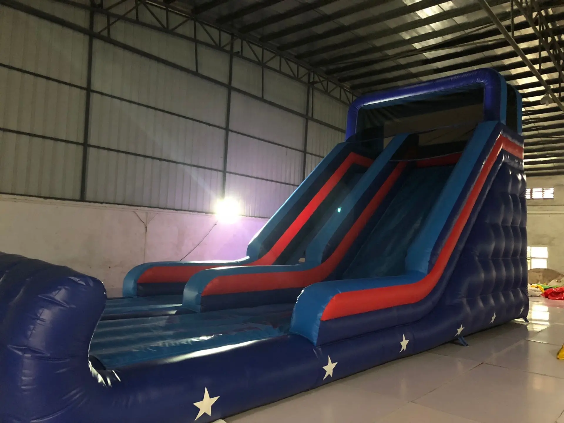 inflatable single lane slip and slide