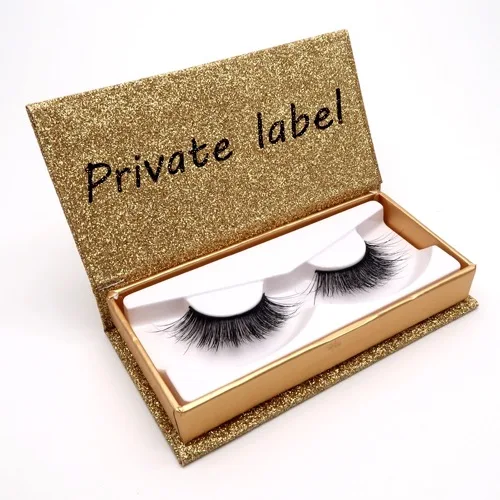 

luxury custom private label eyelashes eyelash packaging 3d mink lashes, Natural black