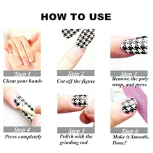 Cute Hello Kitty Cats Nail Arts Sticker 14 pcs set Waterproof Nail Decals Art Stickers Gel