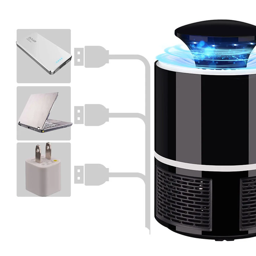 

hot sell 2019 indoor mosquito trap USB Fly Killer Traps Automatic Flycatcher Insect Pest mosquito Fly Trap