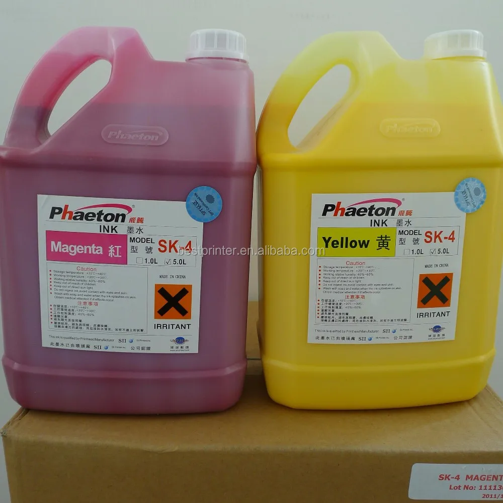 Screen Printing Ink For Eco Solvent Printer Buy Phaeton Sk4 Solvent