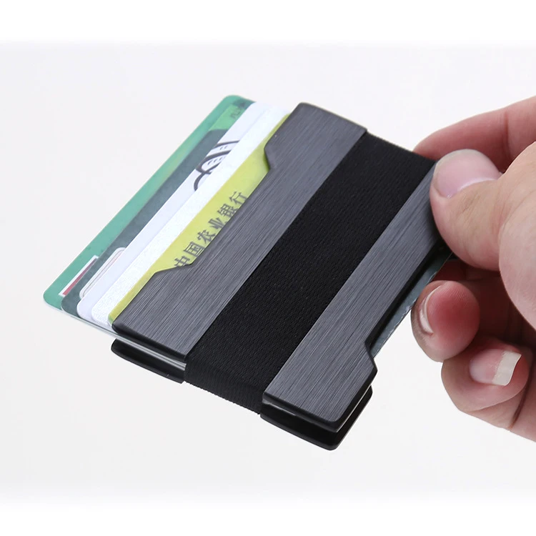 

Slim Credit Card Holder Money Clip RFID Blocking Front Pocket Mens Wallets