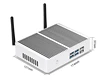XCY mini pc win 10 Intel Core I3 4010Y desktop pc mini computer fanless office pc