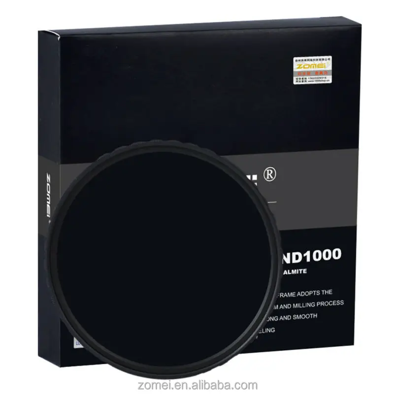 

Zomei 77mm Slim HD multi-coating 10 stops Neutral Density ND1000 camera filter, N/a