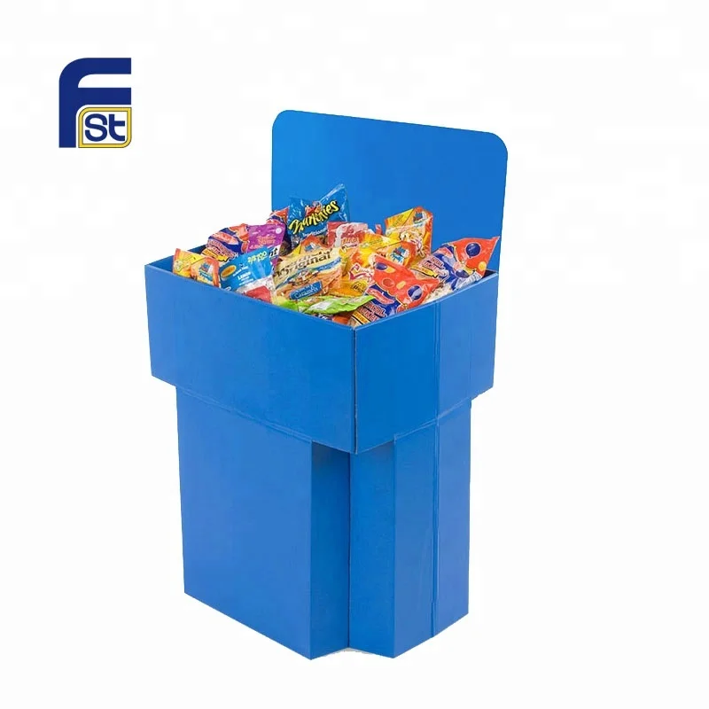 Display bin. Конфеты мусорный бак. Бин картон.