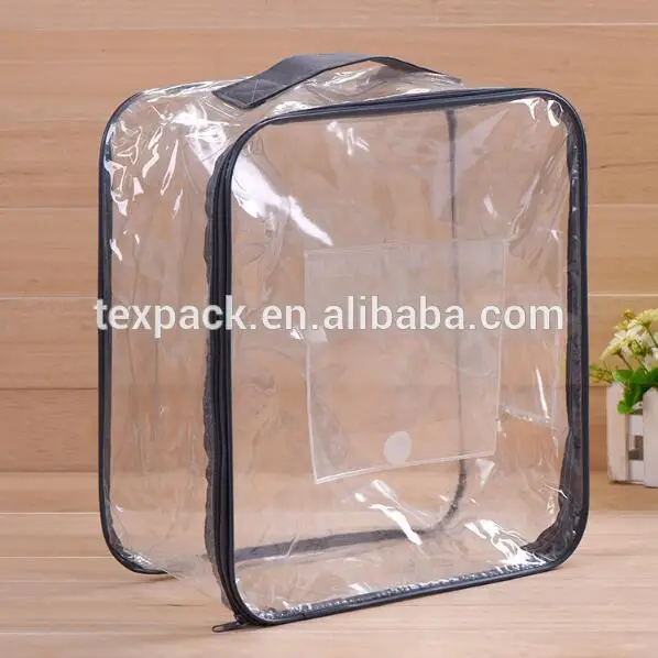 zippered plastic blanket storage bags