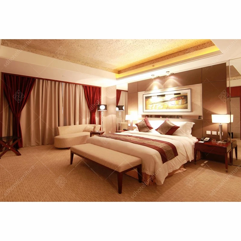 
Custom Made Modern Style Hotel Bedroom Furniture Sets for Hotel Room 
