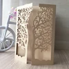 Hot Sale Unique Wedding Invitation Card With Tree Pattern Laser Cut Thank You Greeting Cards