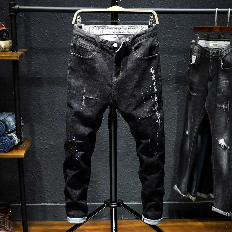 

S257 New Coming Men's Jeans Best Price Customized Men Black Slim Jean Supplier From China