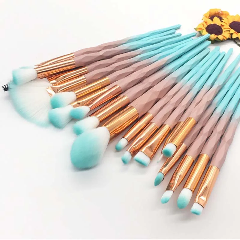 

Private Label Wholesale Best Seller Cosmetics Tools 20pcs Gradient Colorful Makeup Brush Set, Gradient color