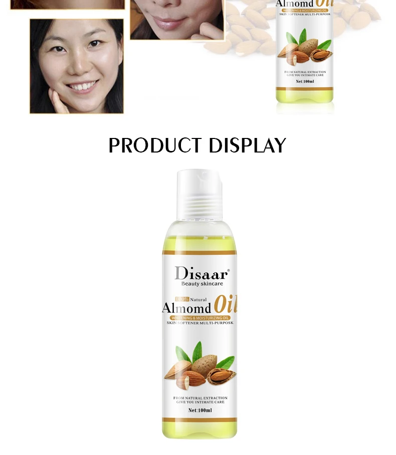 Disaar Skin Care Relaxing Natural Moisturizing Whitening Almond