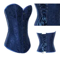 

Wholesale Factory Price women Ladies Black Overbust steel boned corset