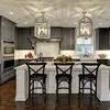 2019 New Model Home Furniture kitchen cabinet solid wood
