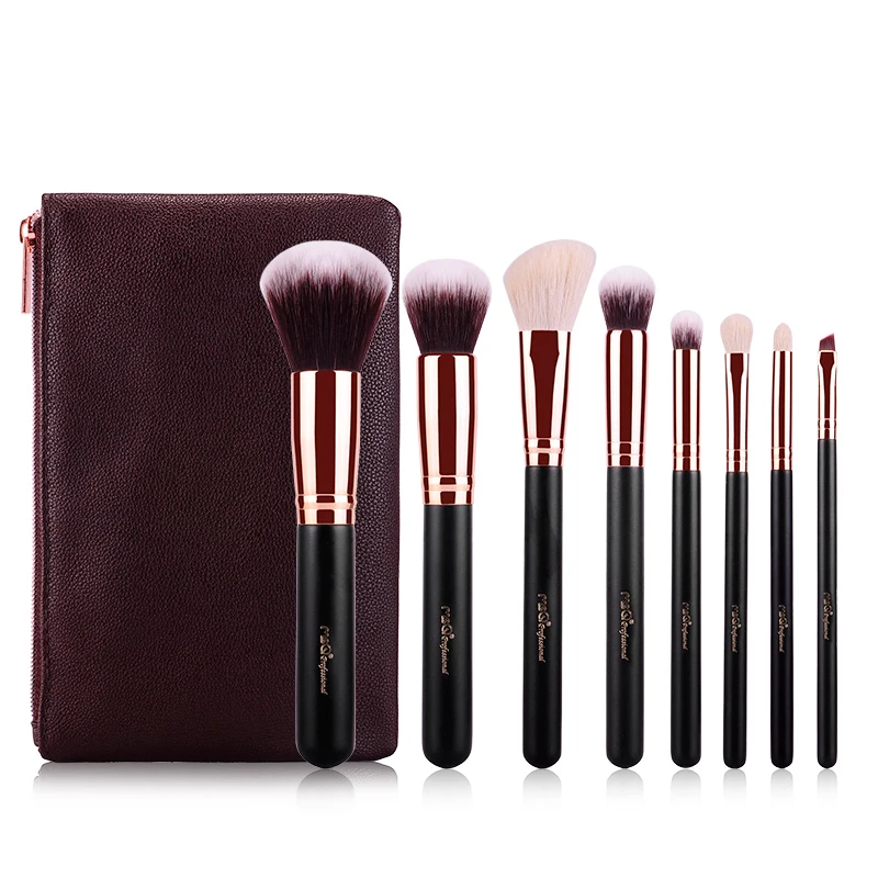 

USA freeshipping 8pcs makeup brush kit high quality custom logo makeup brush wholesale makeup brush