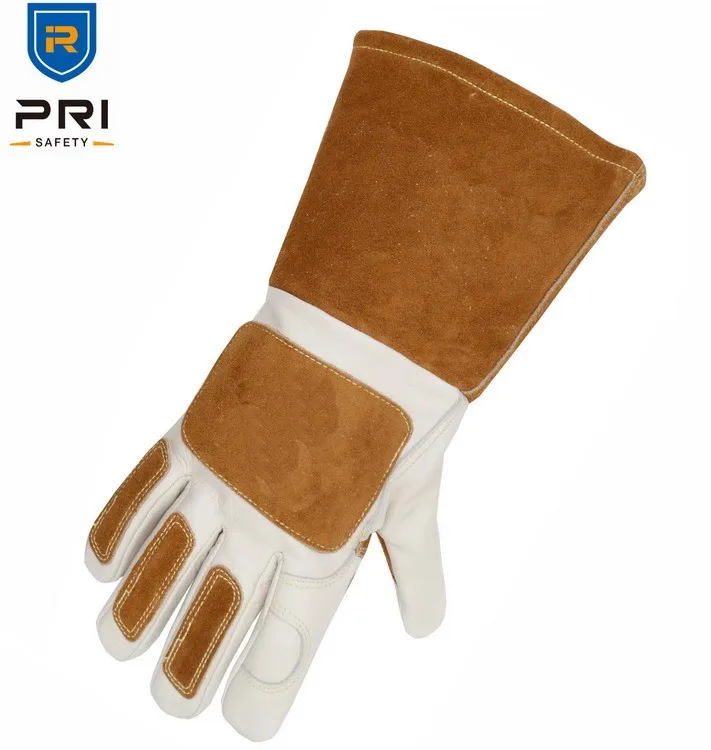 Prisafety 14" Premium High Quality Split Cowhide Welding Protective
