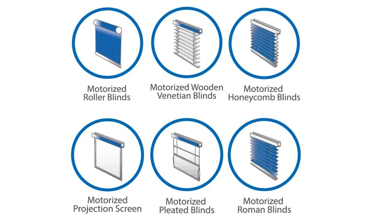 China Manufacturer Electric Roller Window Door Folding Vertical Blinds