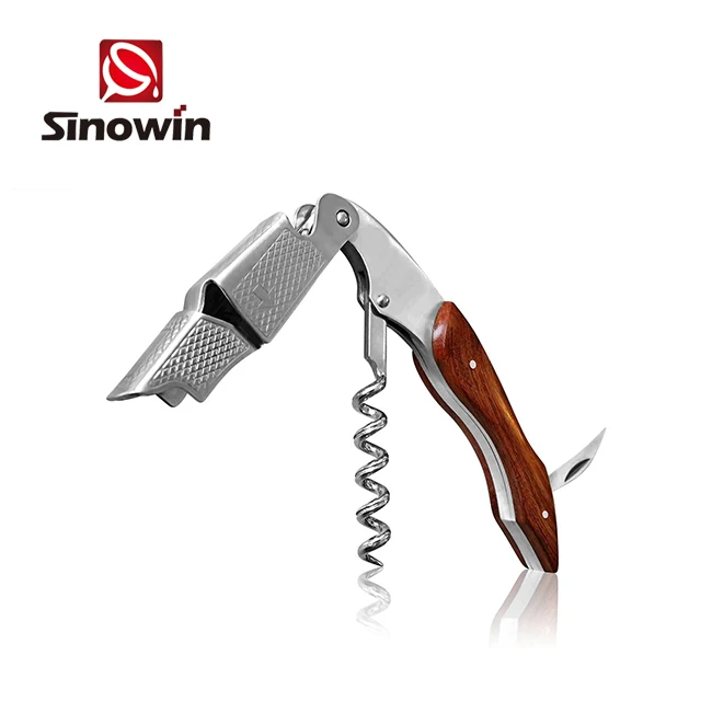 

Dropshipping Premium Wood Handle Bottle Opener and All-in-one Wood Corkscrew Wine Opener