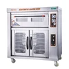 electric bakery deck oven with fan steam proofer