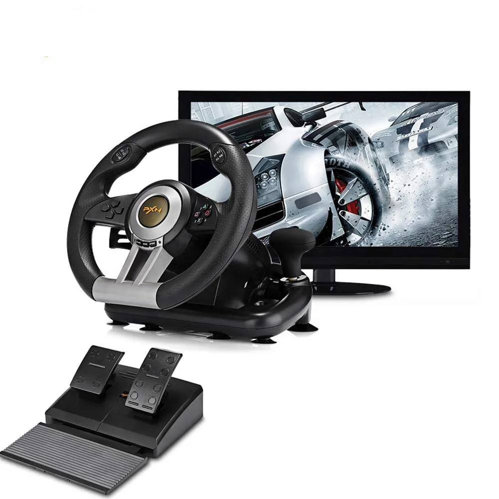 

PXN-V3II High Quality Wired Game Racing Wheel with Pedals for PC/PS3/PS4/XBOX&series/Switch