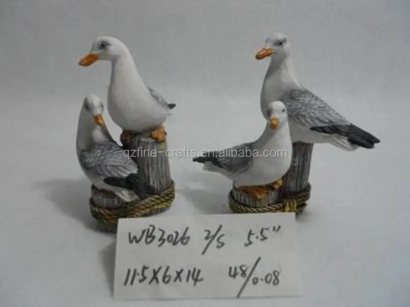 resin seagull statue