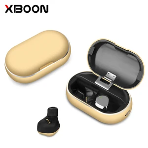 Xboon Patent Hifi Sound IPX7 waterproof swimming  TWS Blue tooth 5.0 Wireless Earbuds  with 1000Mah  Charging Case
