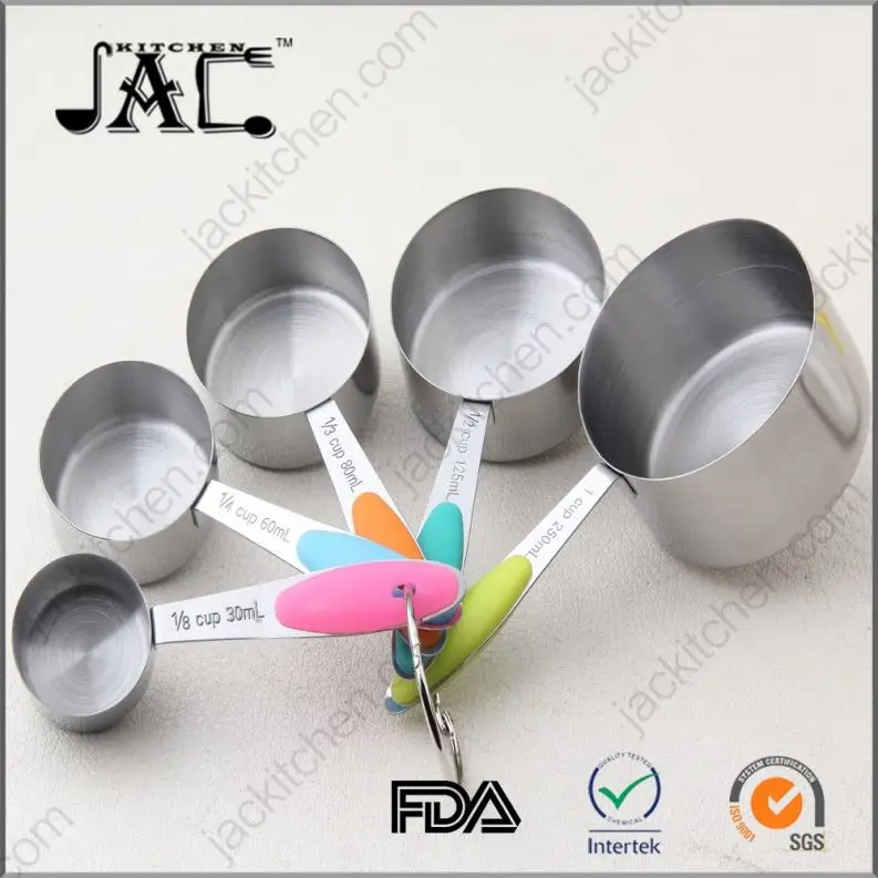 2017 Newest Gadgets Stainless Steel Cute Measuring Cups