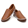 Wholesale pu leather custom slip on shoes men