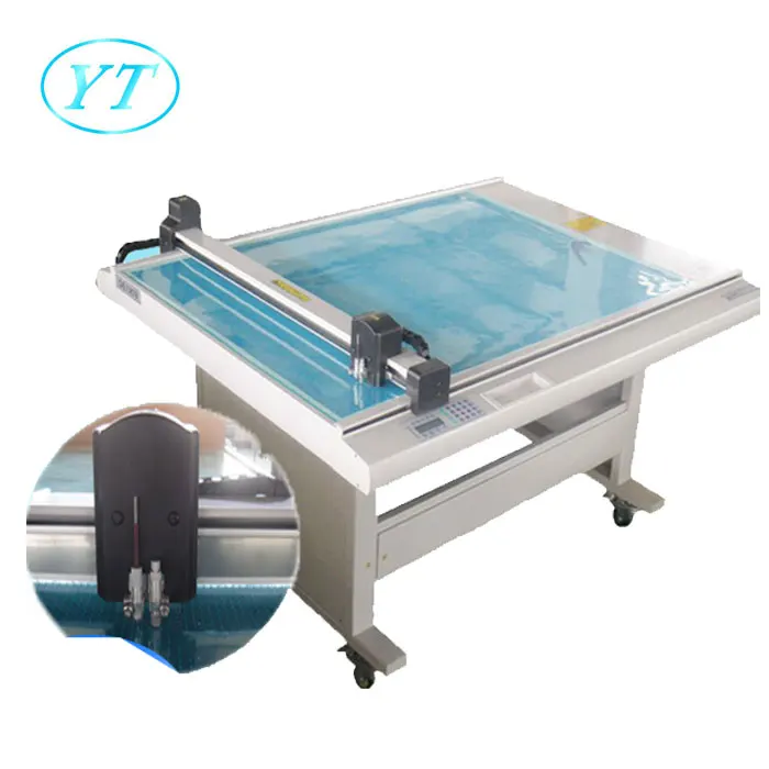
YT Corrugated Cardboard Carton Box Sample cutting Plotter Machine 