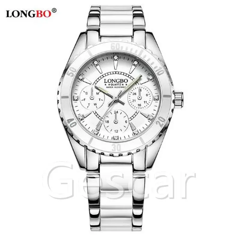 

LONGBO Brand Women Watch Ladies Quartz Watches Lady Wristwatch Relogio Feminino Montre relogio feminino Mujer 80303, Sliver