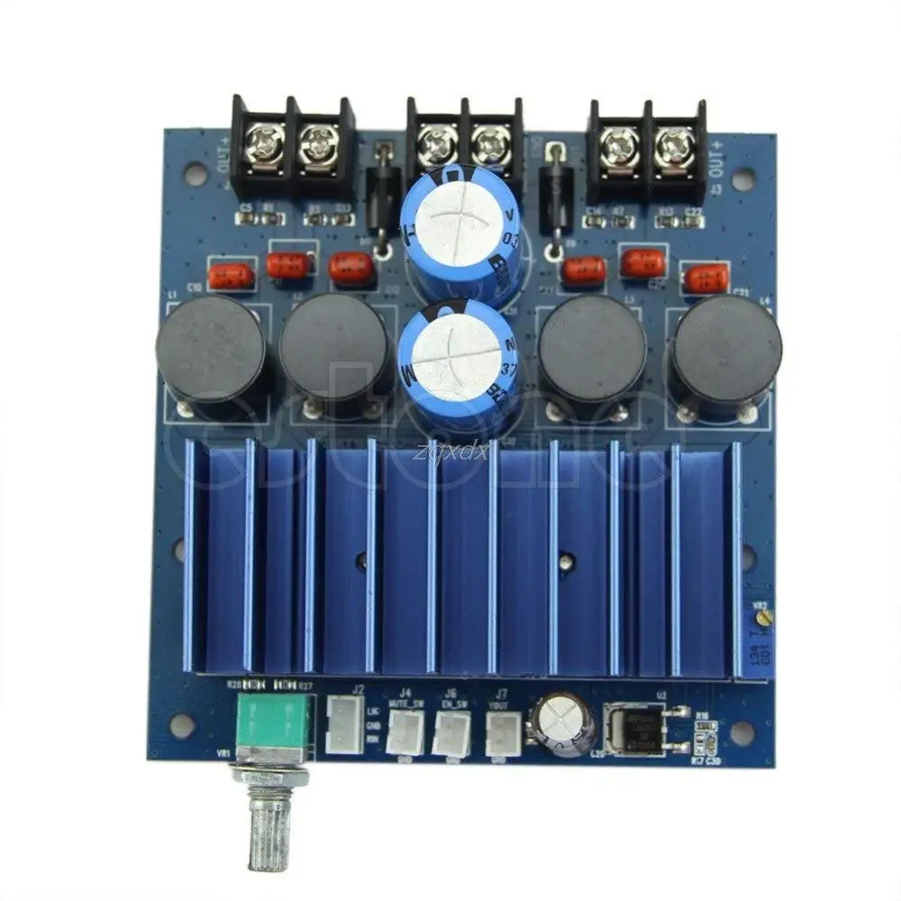 Hariier TDA7498 100W +100W High-power Digital Amplifier Board AMP Board with Radiator July DropShip