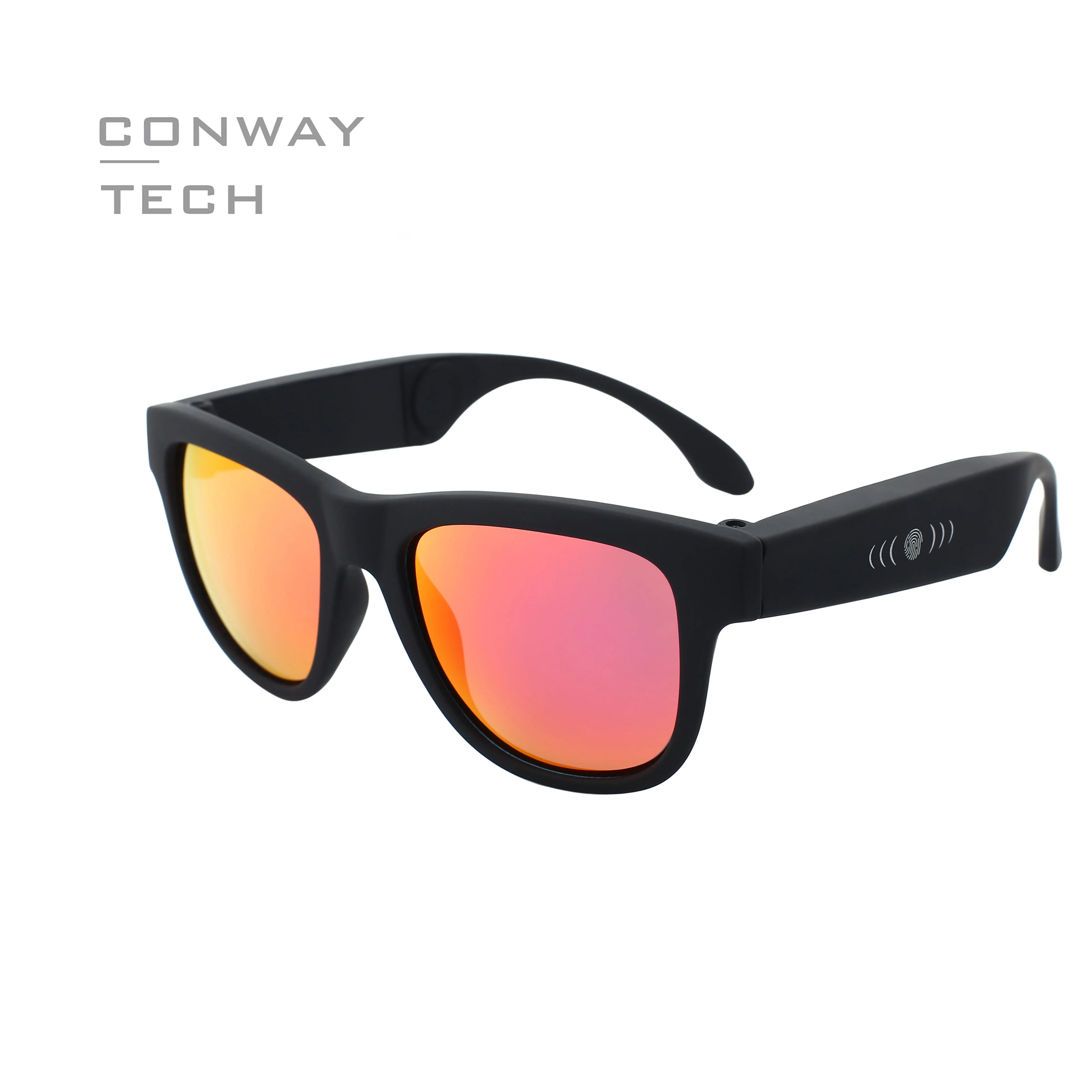 

Delvelop Bone Conduction Speakers Glasses Headset Sunglasses UV400 4.2 Smart Touch