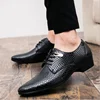 lx20088a 2018 British new fashion style black leather mens tassels dress shoes