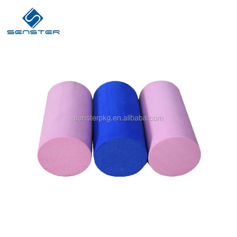 Custom Hollow Polyethylene Foam Cylinder Eva Foam Rubber Cylinders High