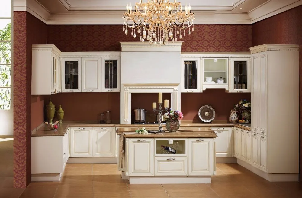 2022 High Gloss Custom Solid Wood Turkey Kitchen With