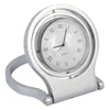 high-grade business gift silver table clock clock models folding desk clock with roman numerals dial
