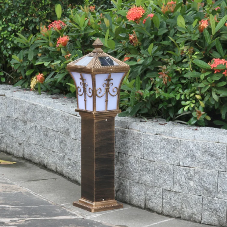 Solar Lawn Lights Landscape Garden Outdoor Fishing Net Column Grass Lights Residential Villa Park Small Street Lights