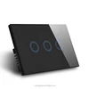 SAA certificate US/AU standard 3 Gang WIFI module mobile phone controlled construction touch wall switch