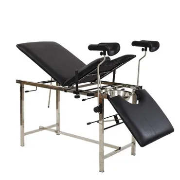 Best quality steel coating gynecology bed for examination obstetric delivery table