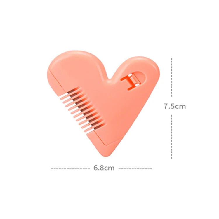 

comb razor Hair Comb Stainless Steel Blade Double-side Plastic Fashion Hair Cutting Comb, Customized