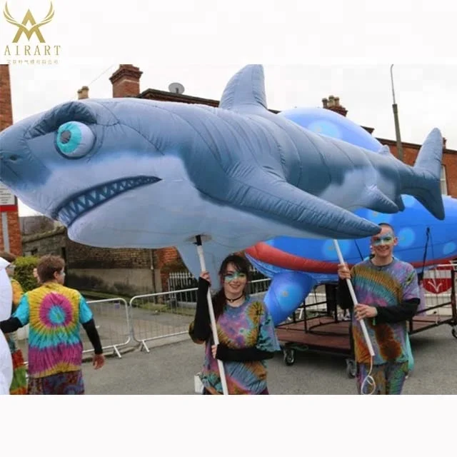 blue shark puppet