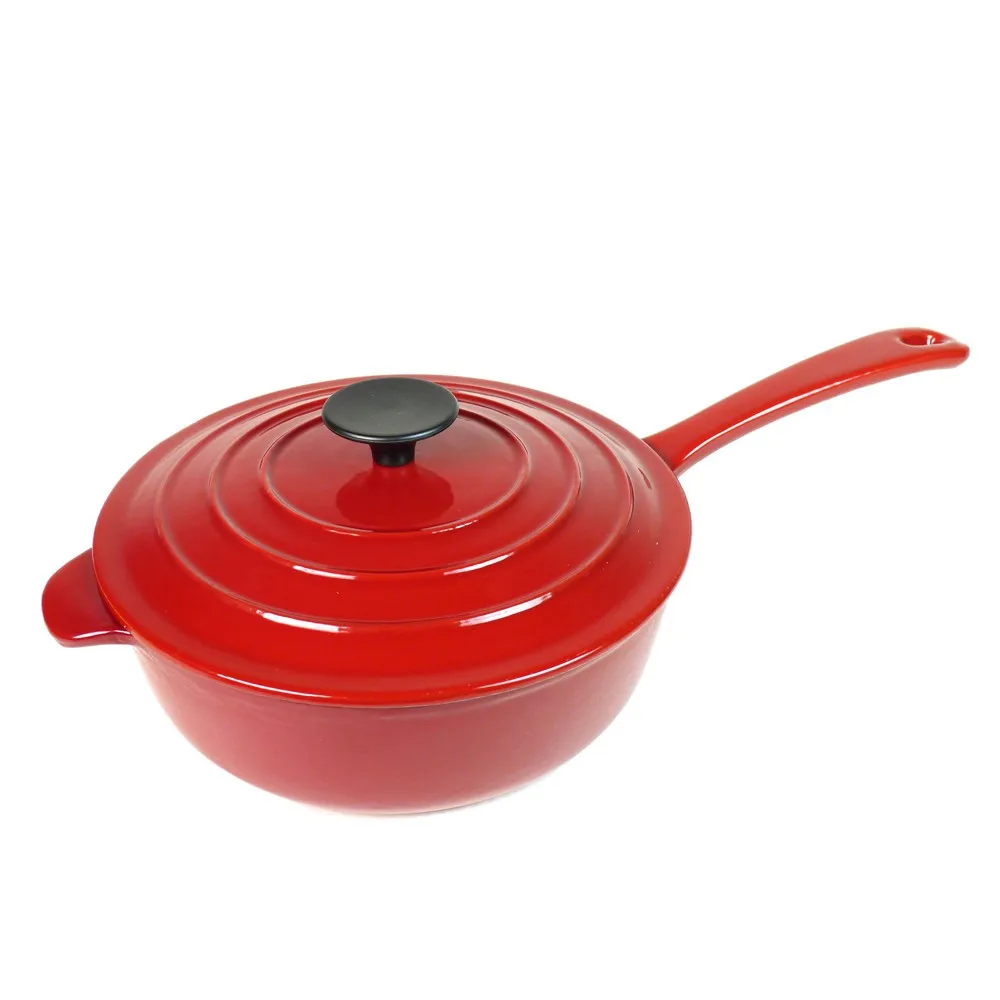 Cast Iron Enamel Sauce Pan Pot With Lid Buy Cast Iron Soup Pots,Cast