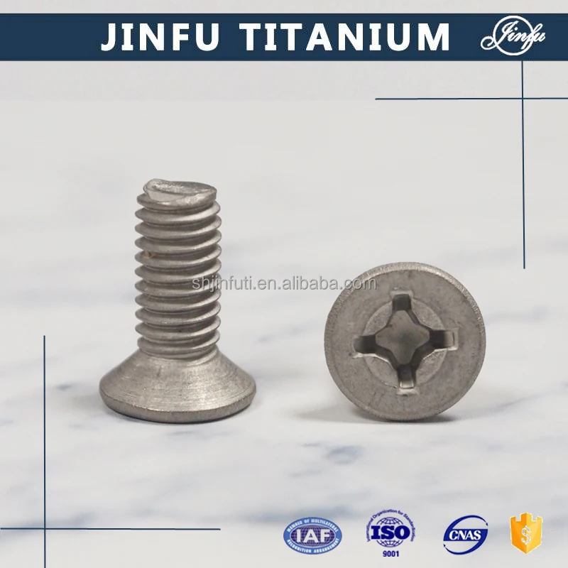 
Titanium screw of GB 819 ISO 7046 