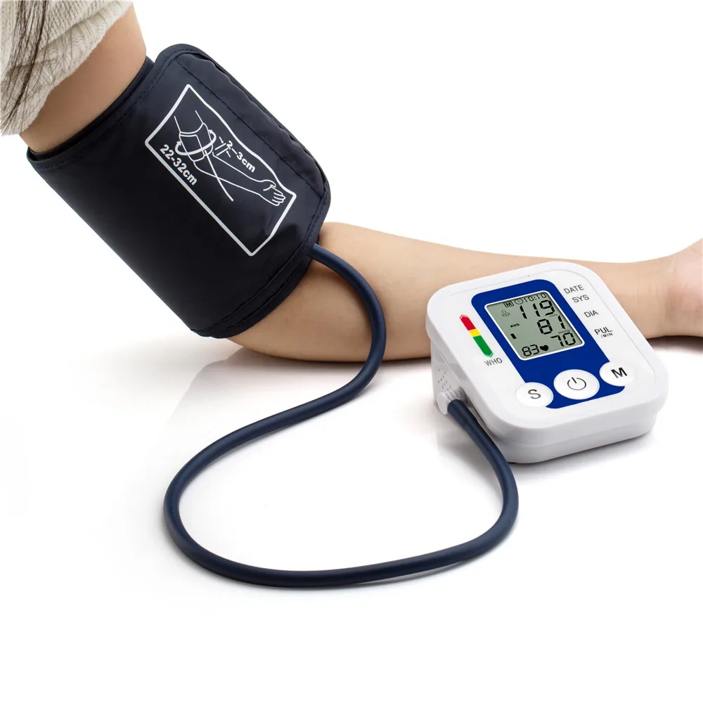 
Auto Digital LCD display Heart rate sensor hospital cheap arm blood pressure monitor Auto Digital LCD display Heart rate sensor hospital cheap arm blood pressure monitor <img data src=