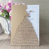 carving Fairy Tale birthday greeting card Wedding Invitation Cards Qj-12